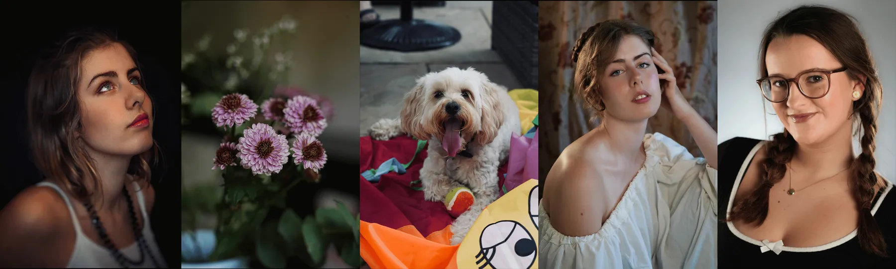 A montage of Twyla Coltman's photography